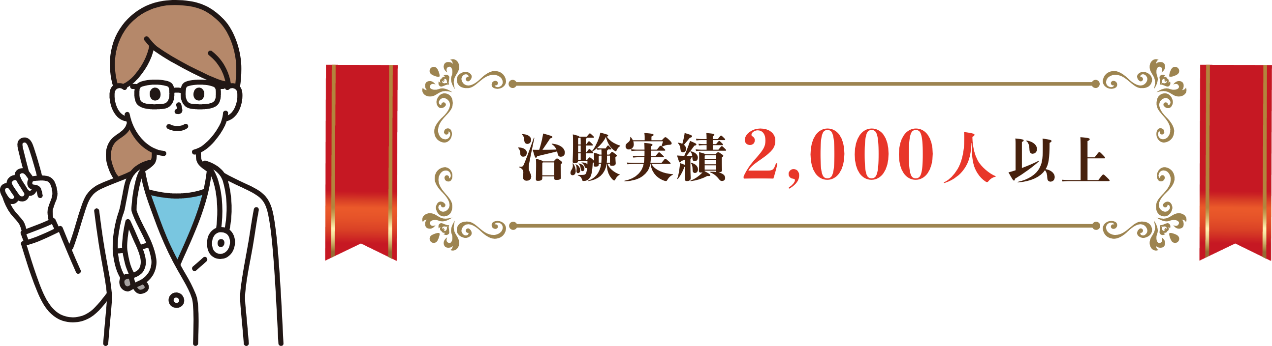 治療実績2000人以上